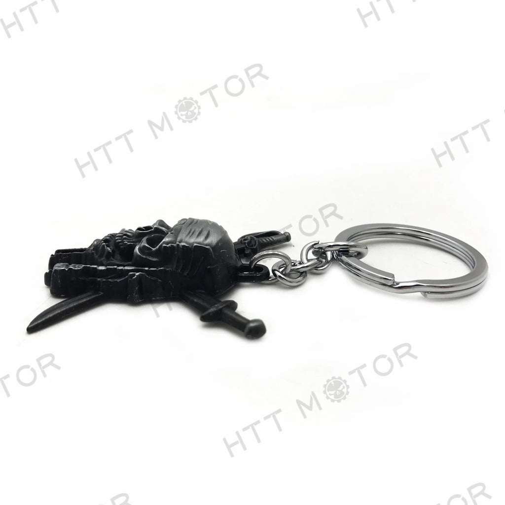 Keychain Key Ring for HTTMT Black Pirates Sword