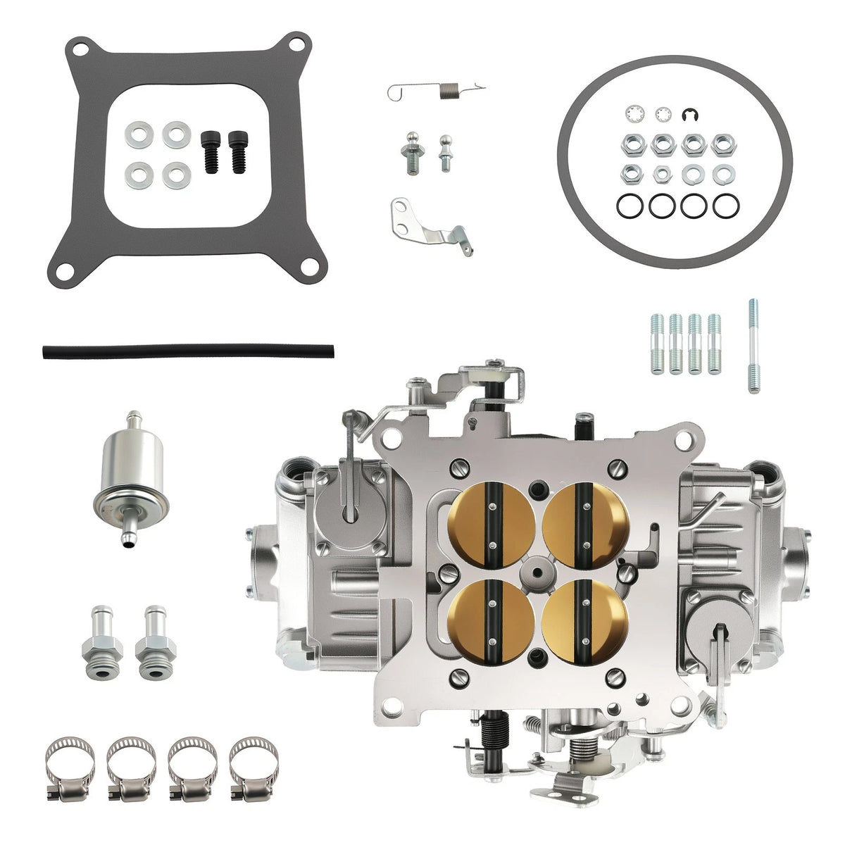 4-Barrel Carburetor for BR-67199 (650 CFM, Electric Choke)