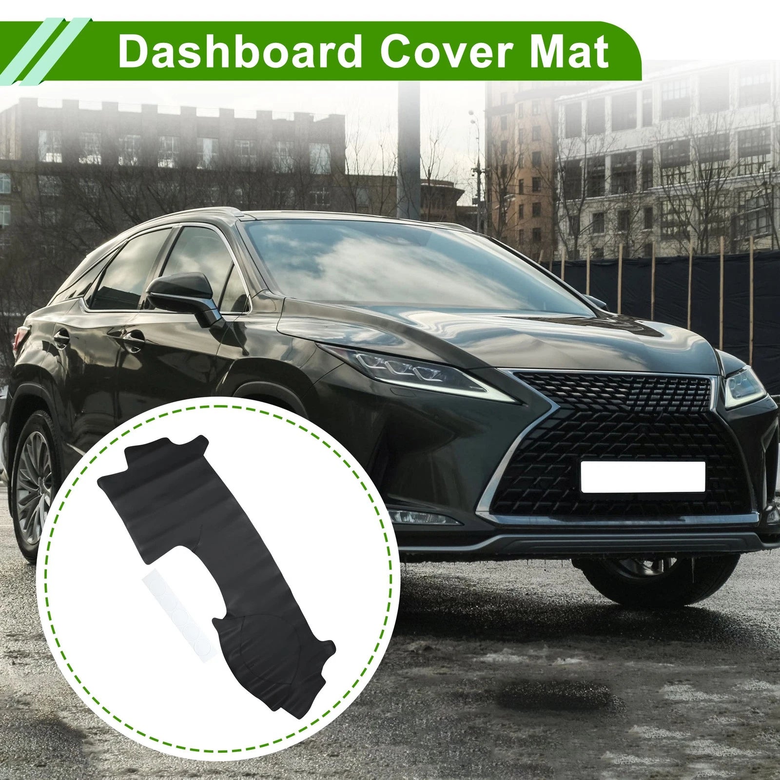 Dashboard Cover Mat for Lexus RX300 (1999–2003) Black Dash Cover