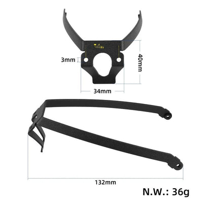 Rear For FENDER Bracket for For XIAOMI For M365 Scooter Black 36g Alloy