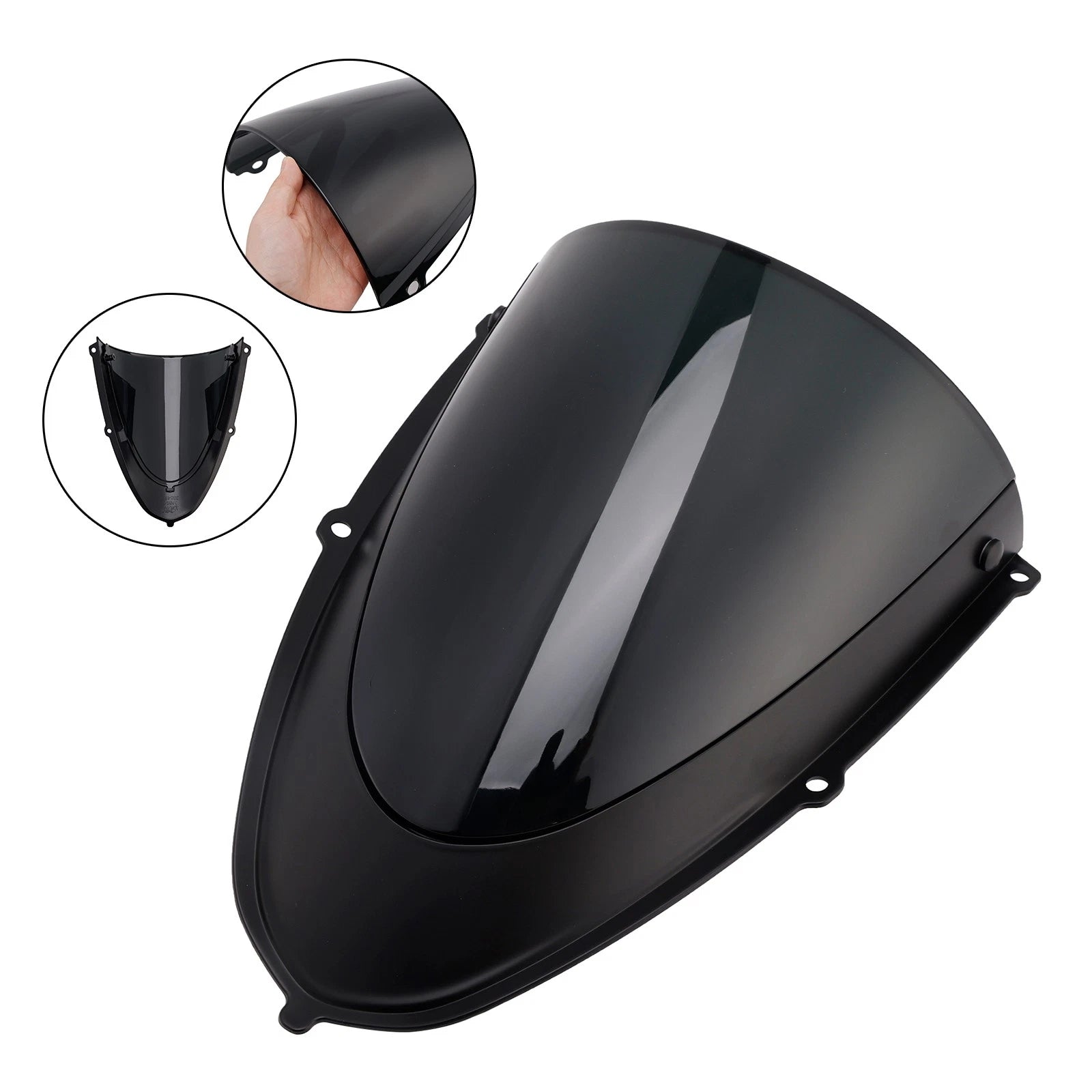 Headlight Fairing Windshield for Aprilia RS 660 (2020–2024) Matt Black