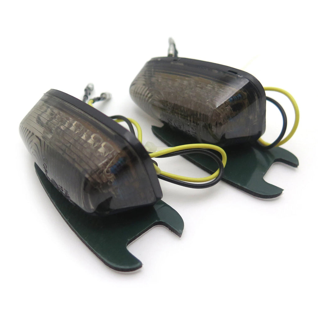 LED Turn Signal Light Indicator for Universal Motorcycle (Black)