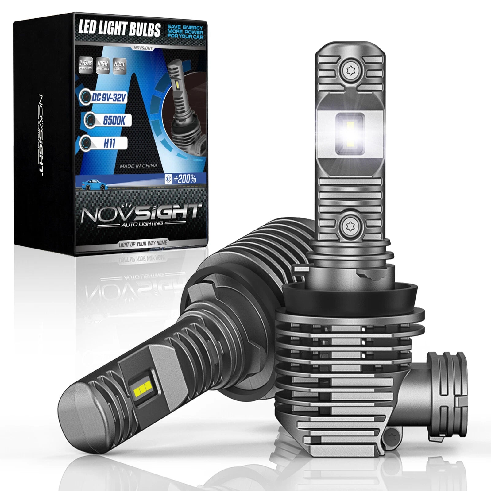 H11 LED Fog Driving Light Bulb Conversion Kit for