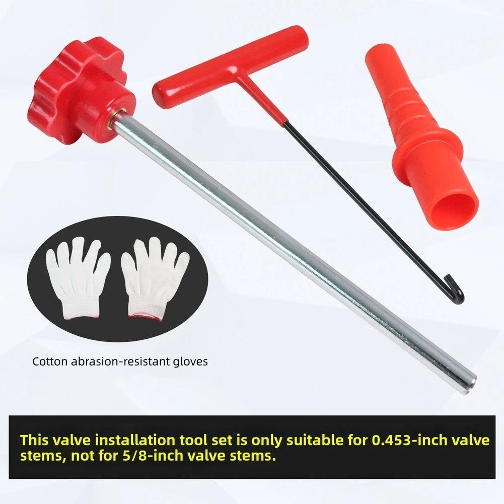 Tire Valve Stem Removal and Installation Kit for