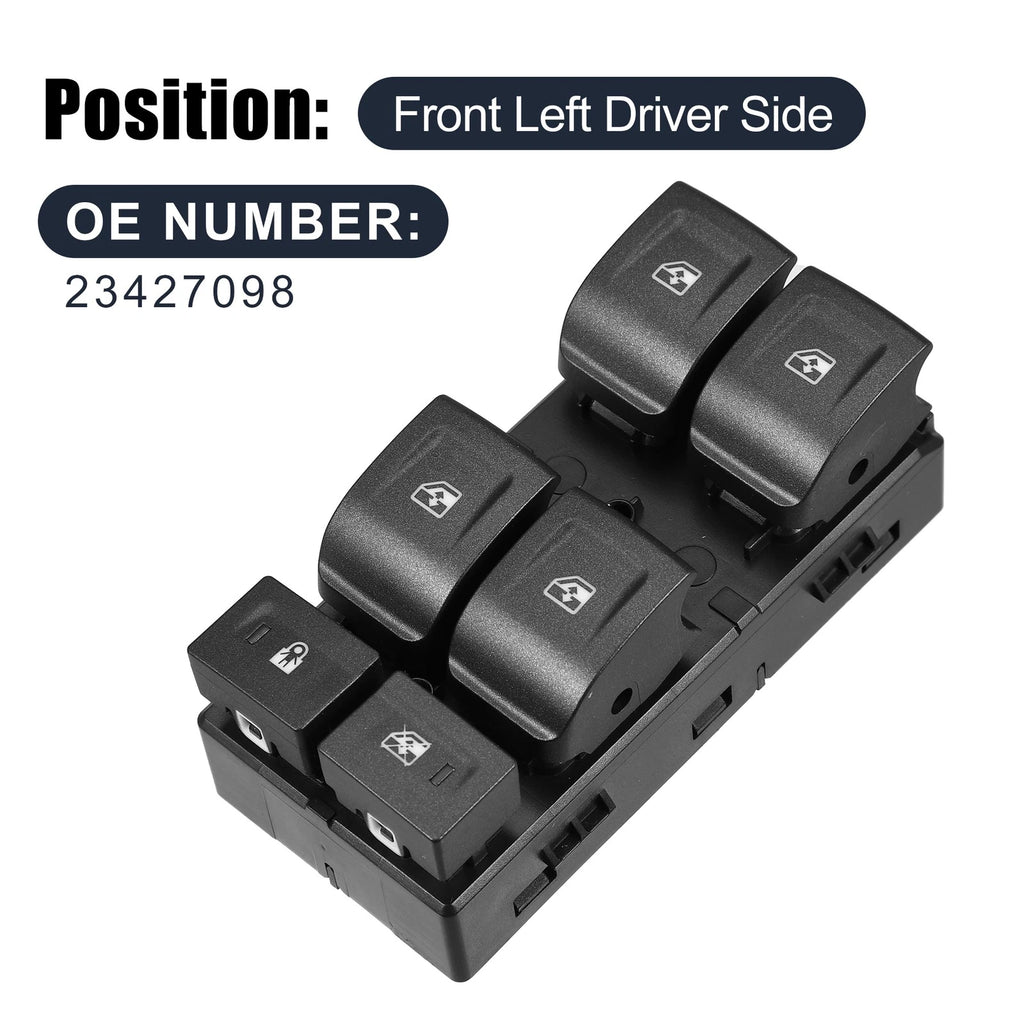 Front Left Door Window Switch Replacement for Chevrolet (2003–2006)