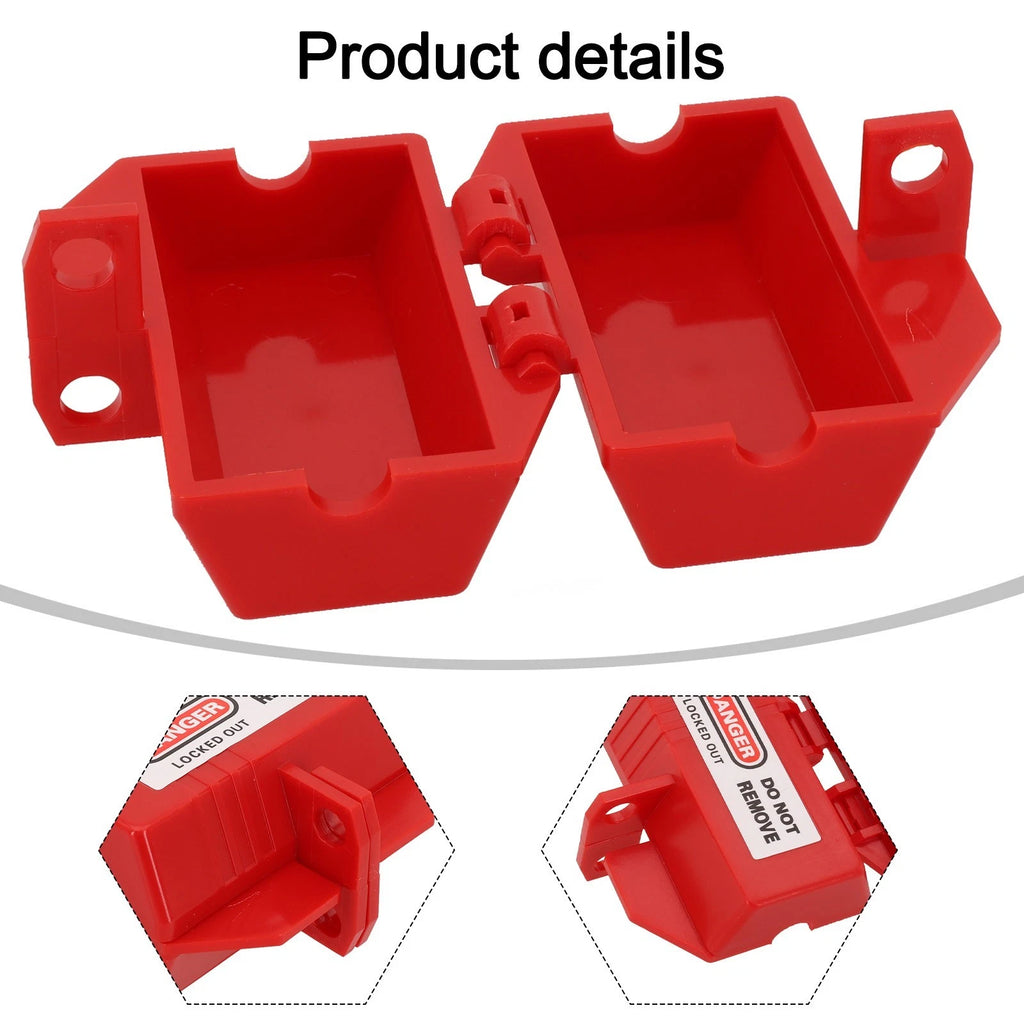 Plastic Tag Out Device for Safety-Tools Electrical Plug-Lockout Box