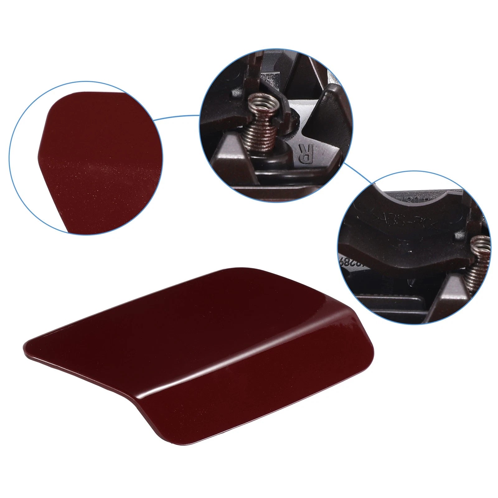 Front Right Headlight Washer Nozzle Cover Cap Fit for BMW 328i (2011–2013)