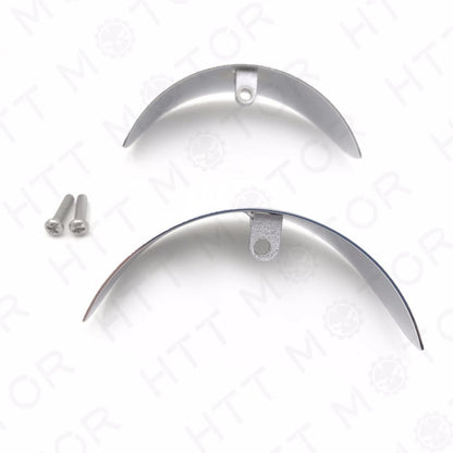 Chrome Turn Signal Visors for Harley FXRT (1986–1992), FLST (1986–1990), FLSTC (1988–Later)