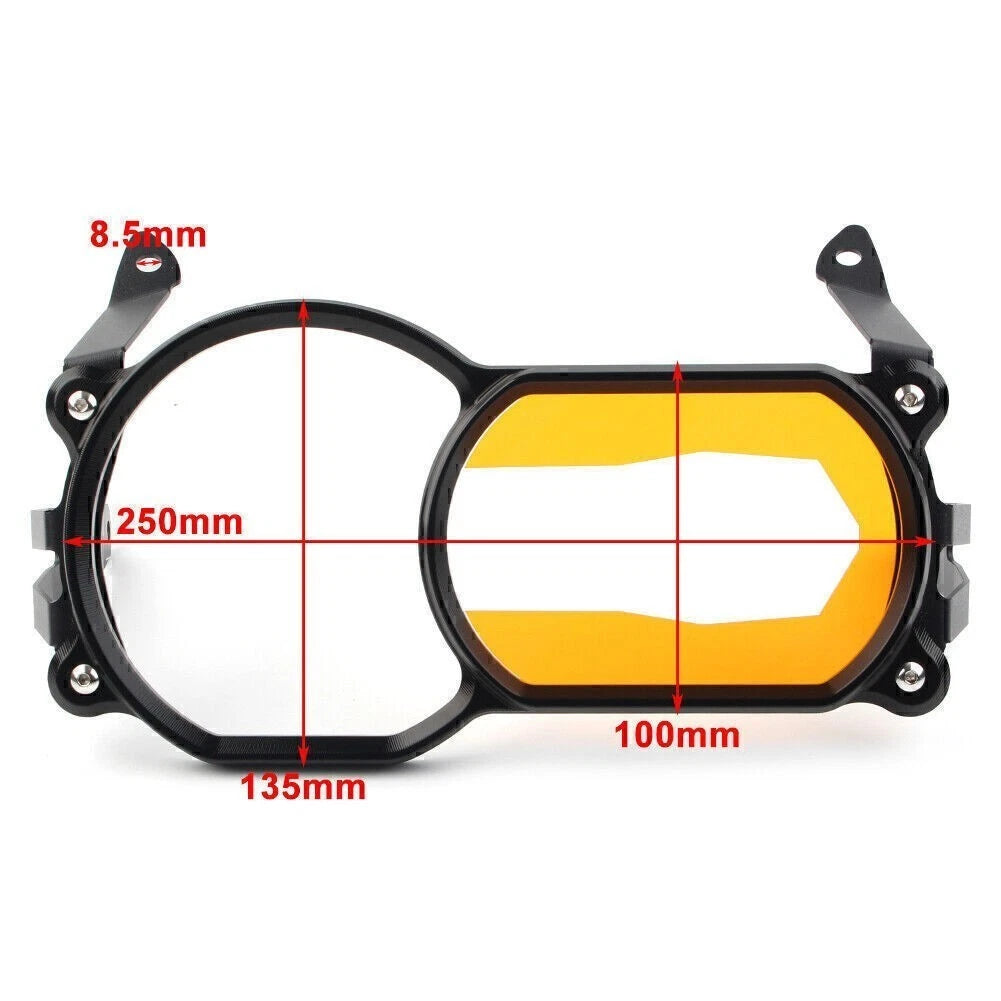 Headlight Lens Protector Guard for BMW R1200GS LC Adventure (2013–2020)