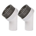 Round Vacuum Brush Attachment 2X for Standard Connectors