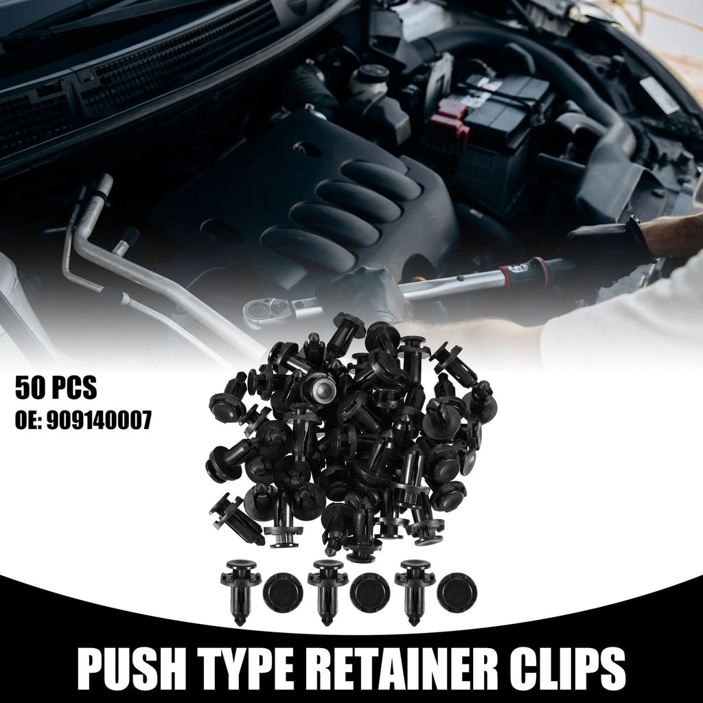 Push Type Retainer Clips 50 Piece for Subaru Ascent (2019–2022)