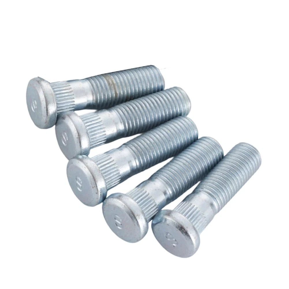 Replacement Wheel Studs for Various Makes and Models (High-strength Steel)