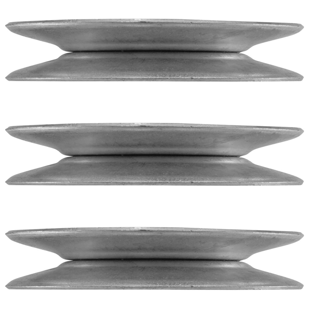 Qty 3 Deck Sheave Idler Pulleys Replacement for John Deere X300 X300R (2009–2019)