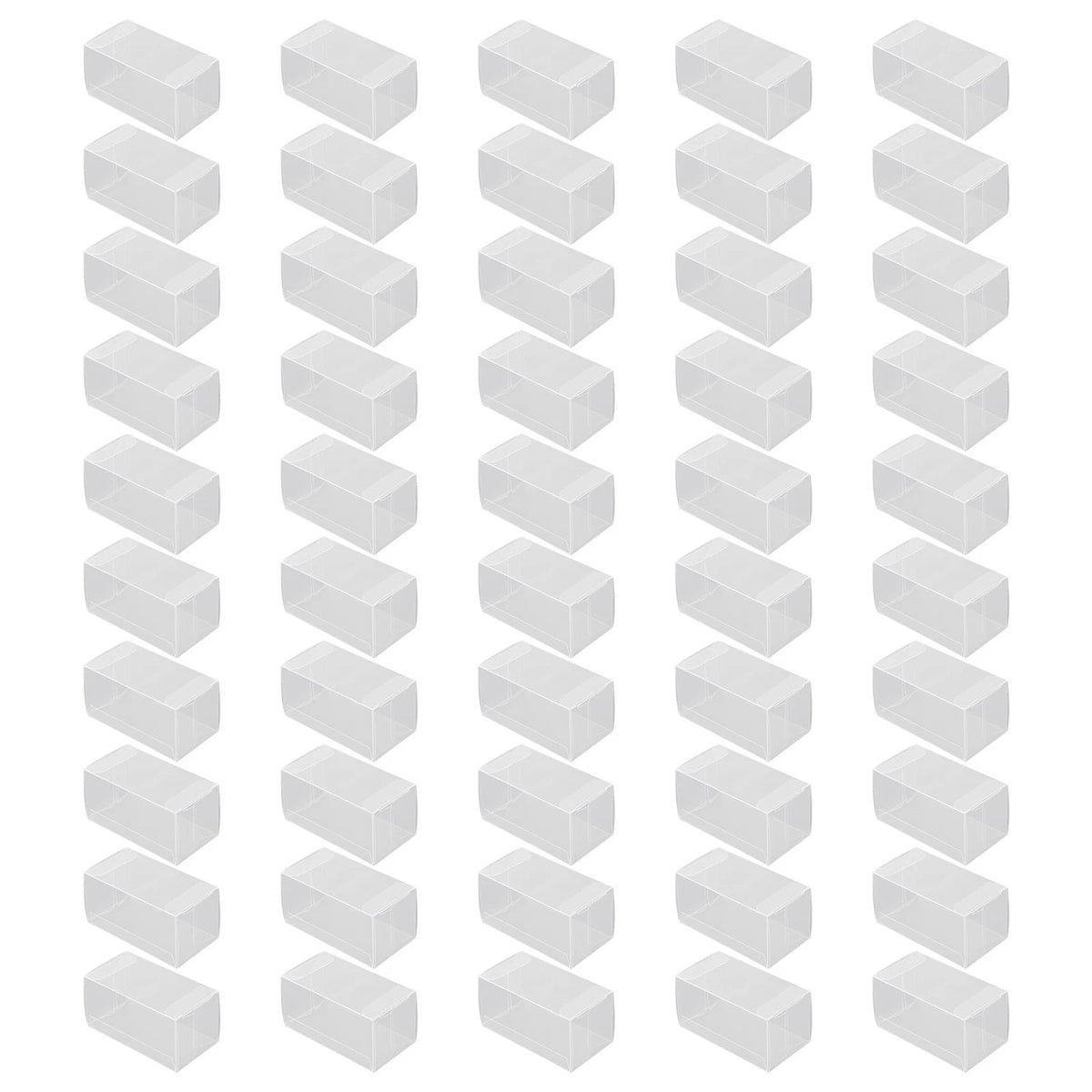 Set of 20 PVC Display Boxes for 1:64 Scale Cars
