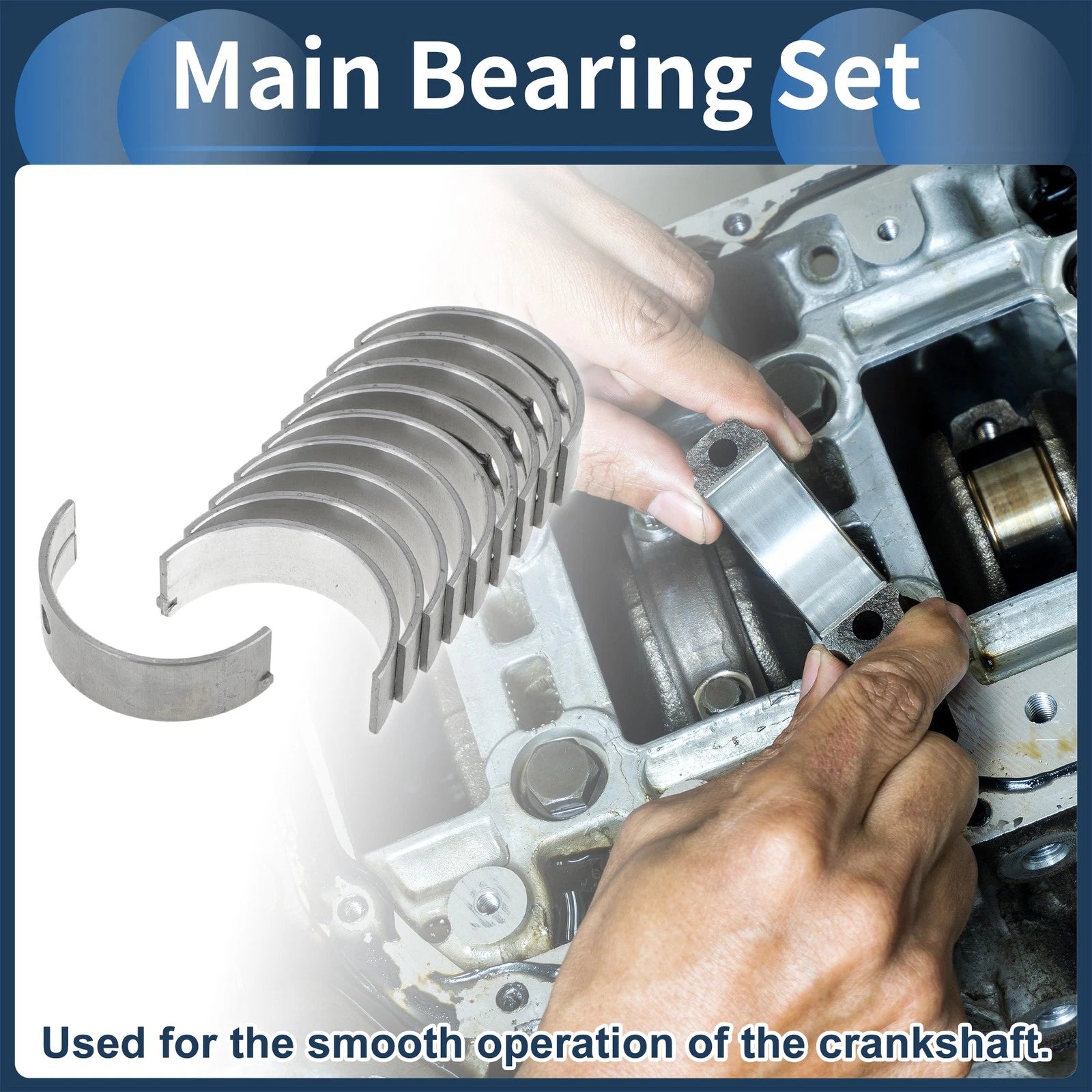 Main Bearing Set Replacement for Chevrolet Metro (1998–2000)