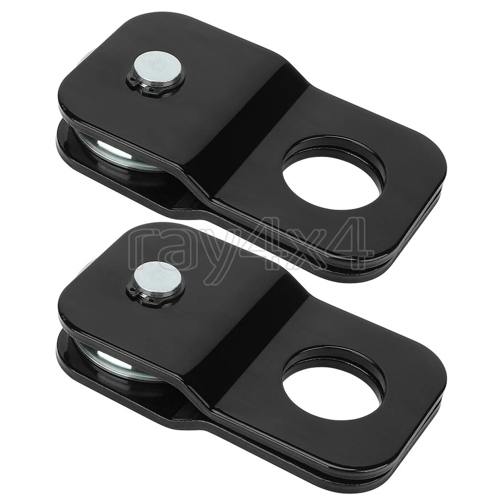 2 Pack Recovery Winch Snatch Block for ATV UTV (8,000 lbs Capacity)