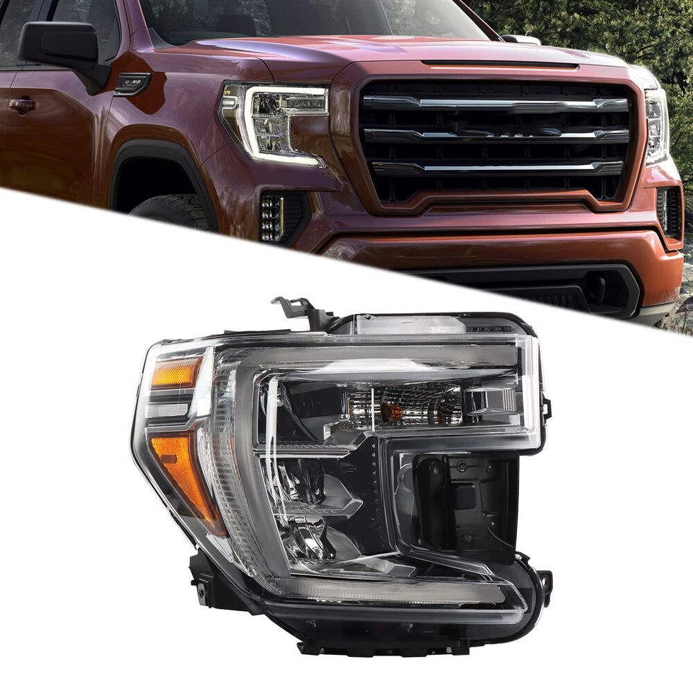 Passenger Side Headlight Assembly for GMC Sierra 1500 (2019–2021)