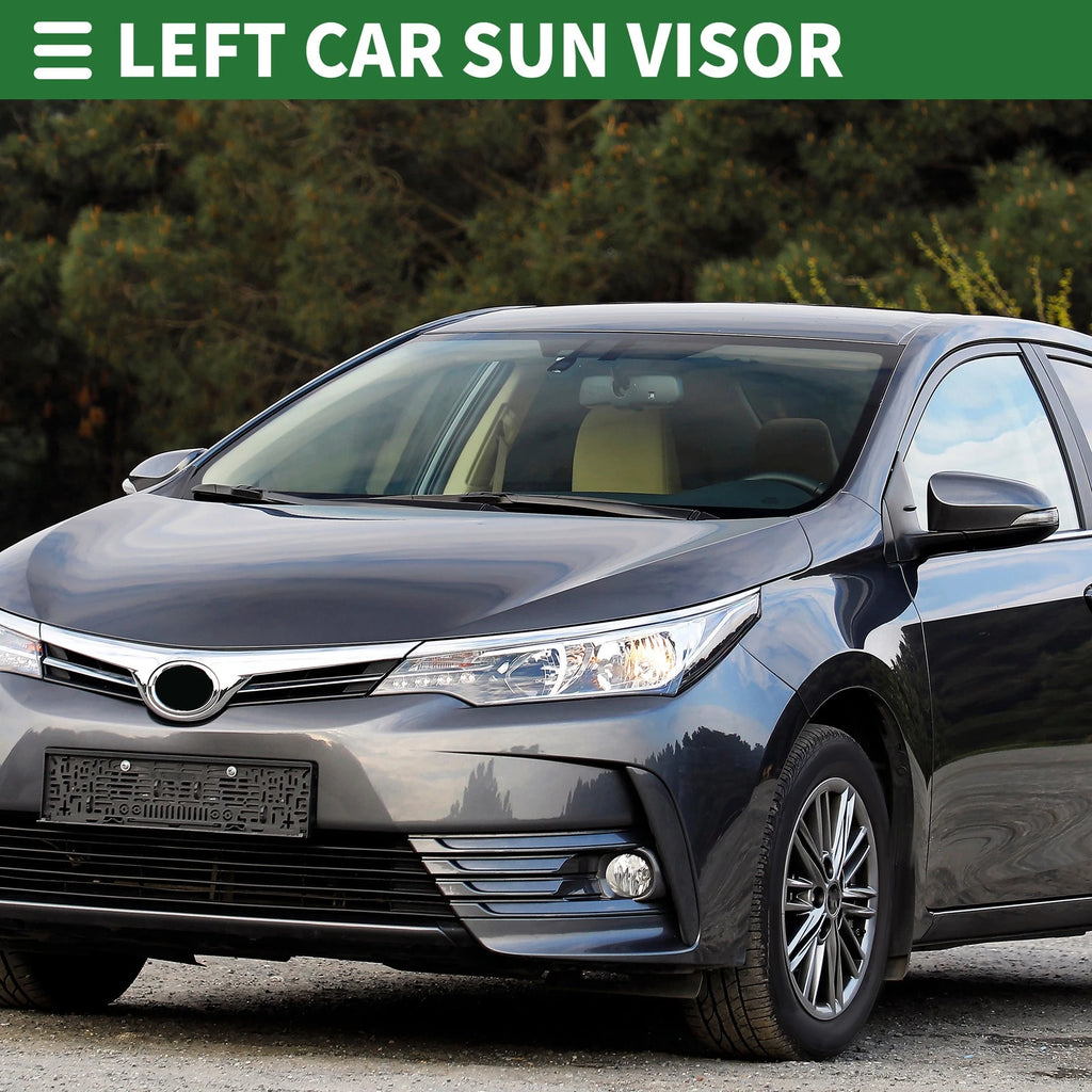 Left Sun Visor with Mirror Replacement for Toyota Corolla (2009–2013)