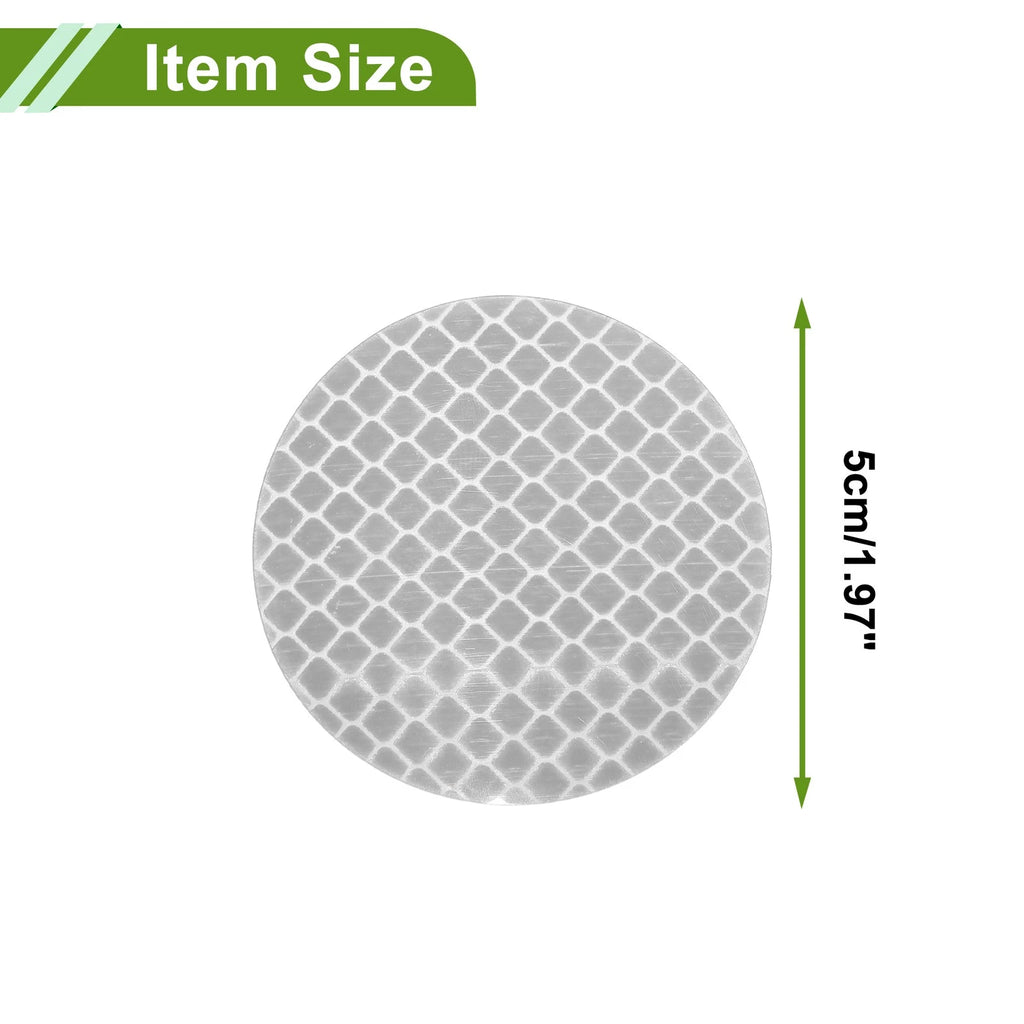 Reflective Bumper Decal for - Silver Tone Rhombus