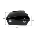 Chopped Trunk Backrest & Mounting Rack for Harley Touring (2009–2013)