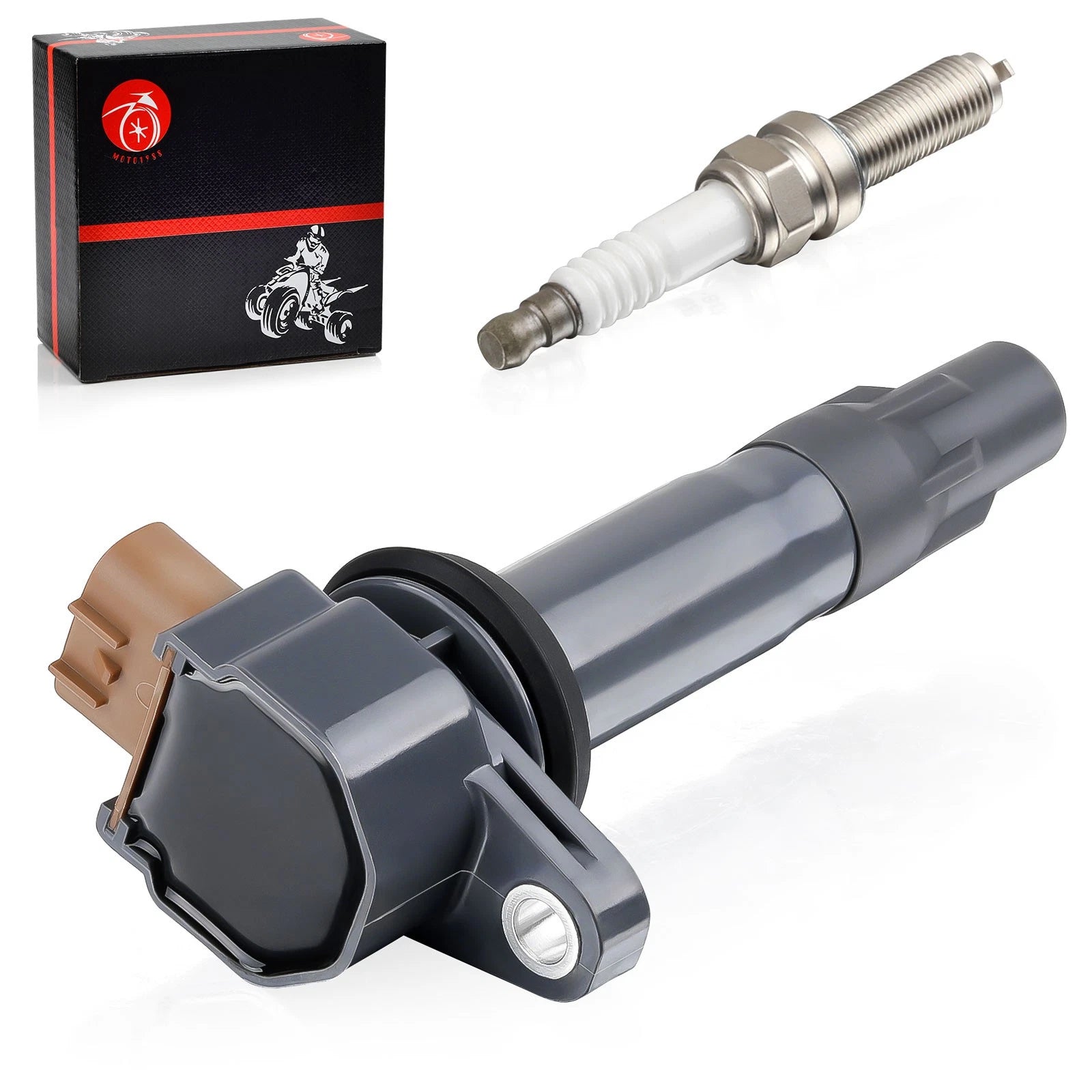 Ignition Coil Iridium Spark Plug 420666145 for Can-Am Maverick X3 Max Turbo (2017–2023)