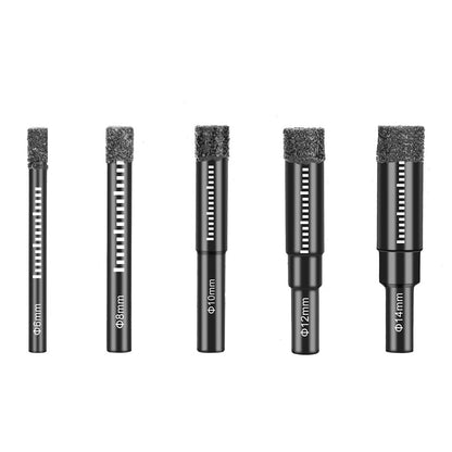 Diamond Drill Bits for Porcelain Granite Tile Ceramic (Set of 5)