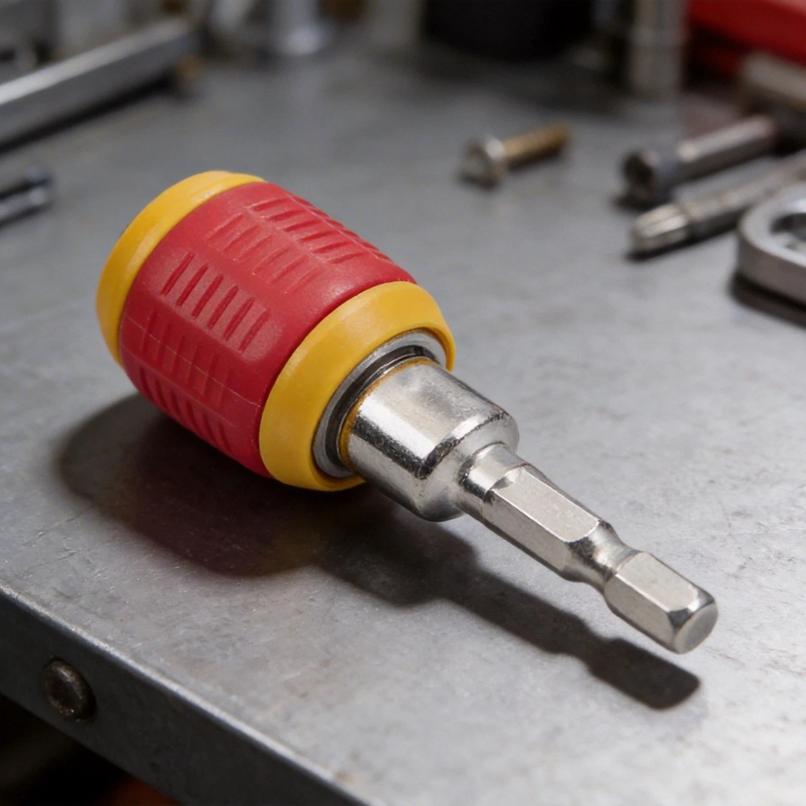 14 Inch Keyless Drill Bit Chuck Adapter with Hex Shank for Power Drills