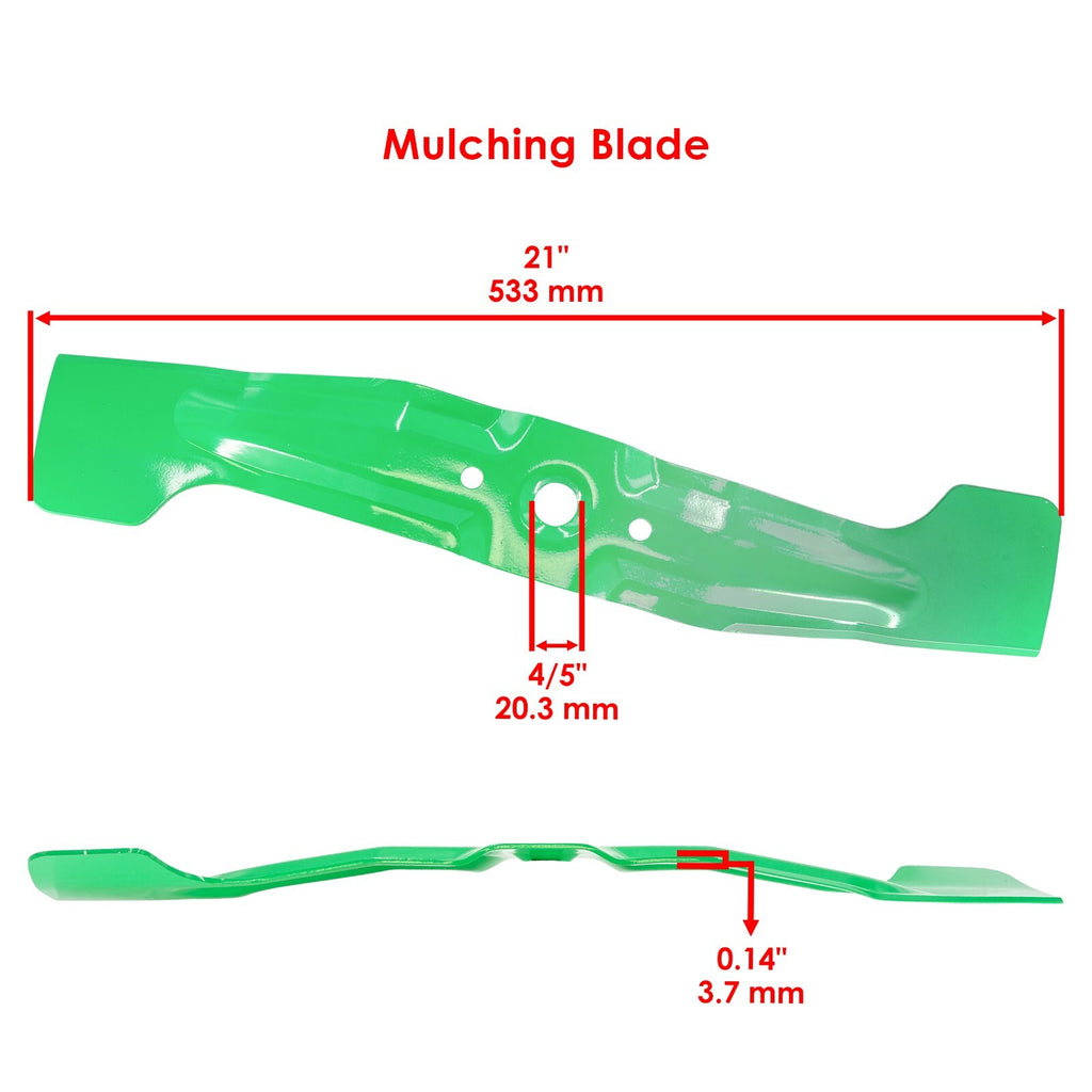 Lower Deck Blade 21 in Replacement for Honda HRR216 (2005–2015)