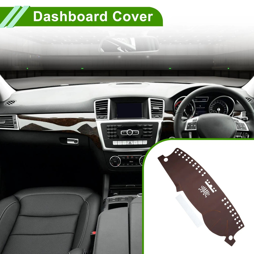 Dashboard Cover Mat for Mercedes-Benz ML-Class 2014 Dash Cover Brown