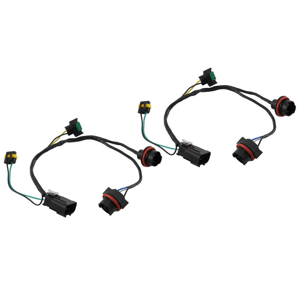 2X Headlight Socket Harness for Chevrolet Silverado 1500 (2007–2014) 15841609