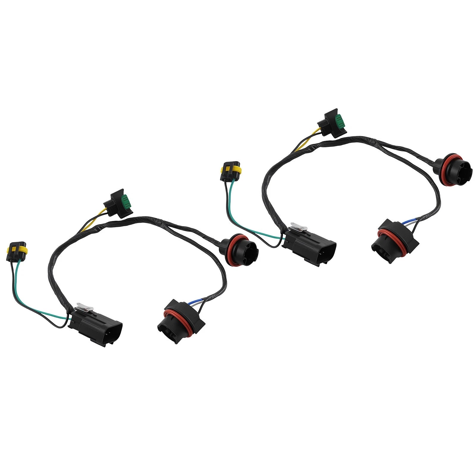 2X Headlight Socket Harness for Chevrolet Silverado 1500 (2007–2014) 15841609