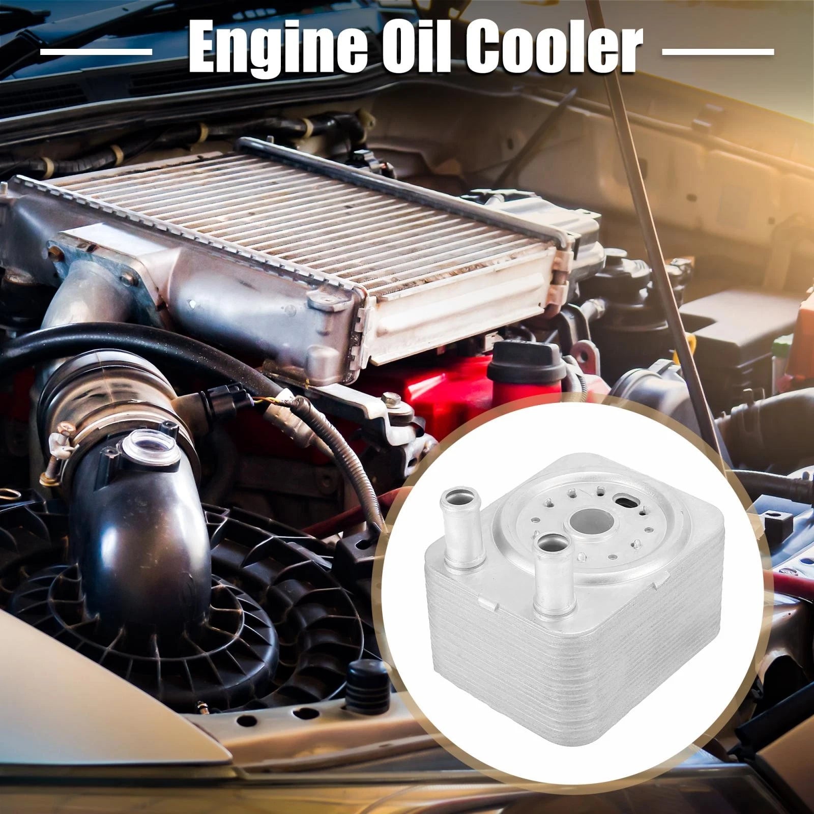 Automatic Engine Oil Cooler 20 Rows for Volkswagen Touareg (2004–2011)