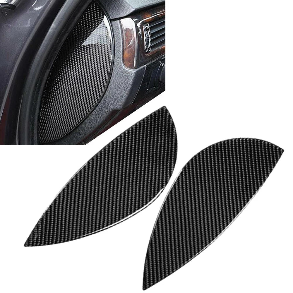 Carbon Fiber Dashboard Side Panel Trim for BMW 3 Series E90/E92 (2005–2012)