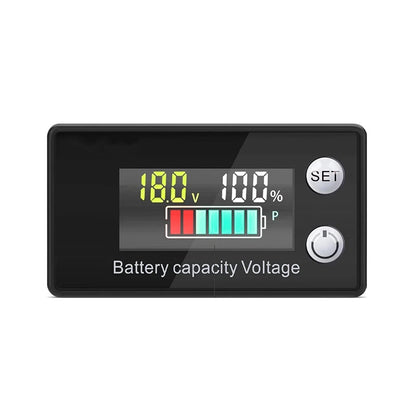 Battery Monitor Meter LCD Display for RV Solar System (12V-72V)