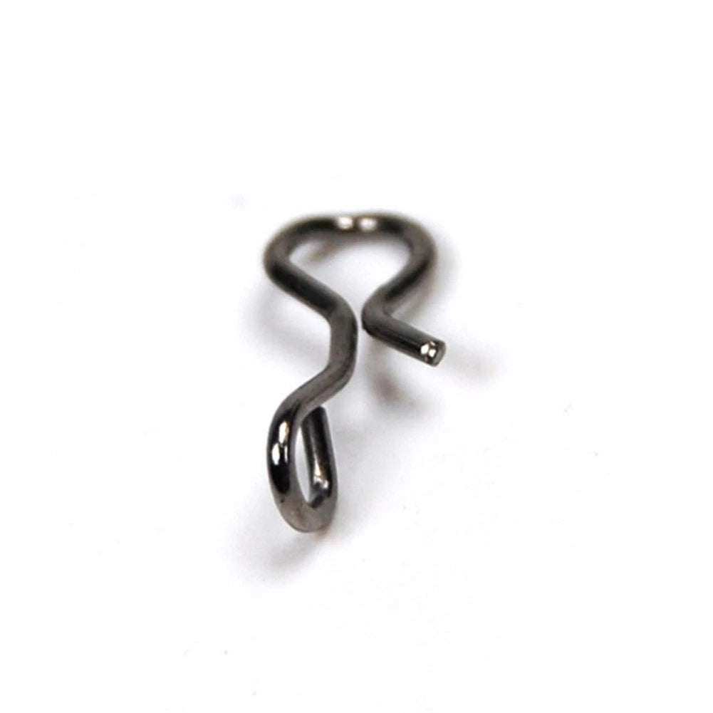 50Pcs Fly Fishing Snap Hook for Flies Lures (Small/Medium/Large)