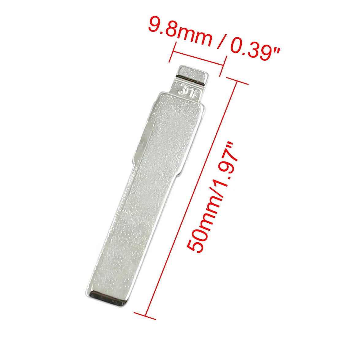 5-Pack Emergency Key Blade Inserts Replacement for Audi A6 (2005–2015)