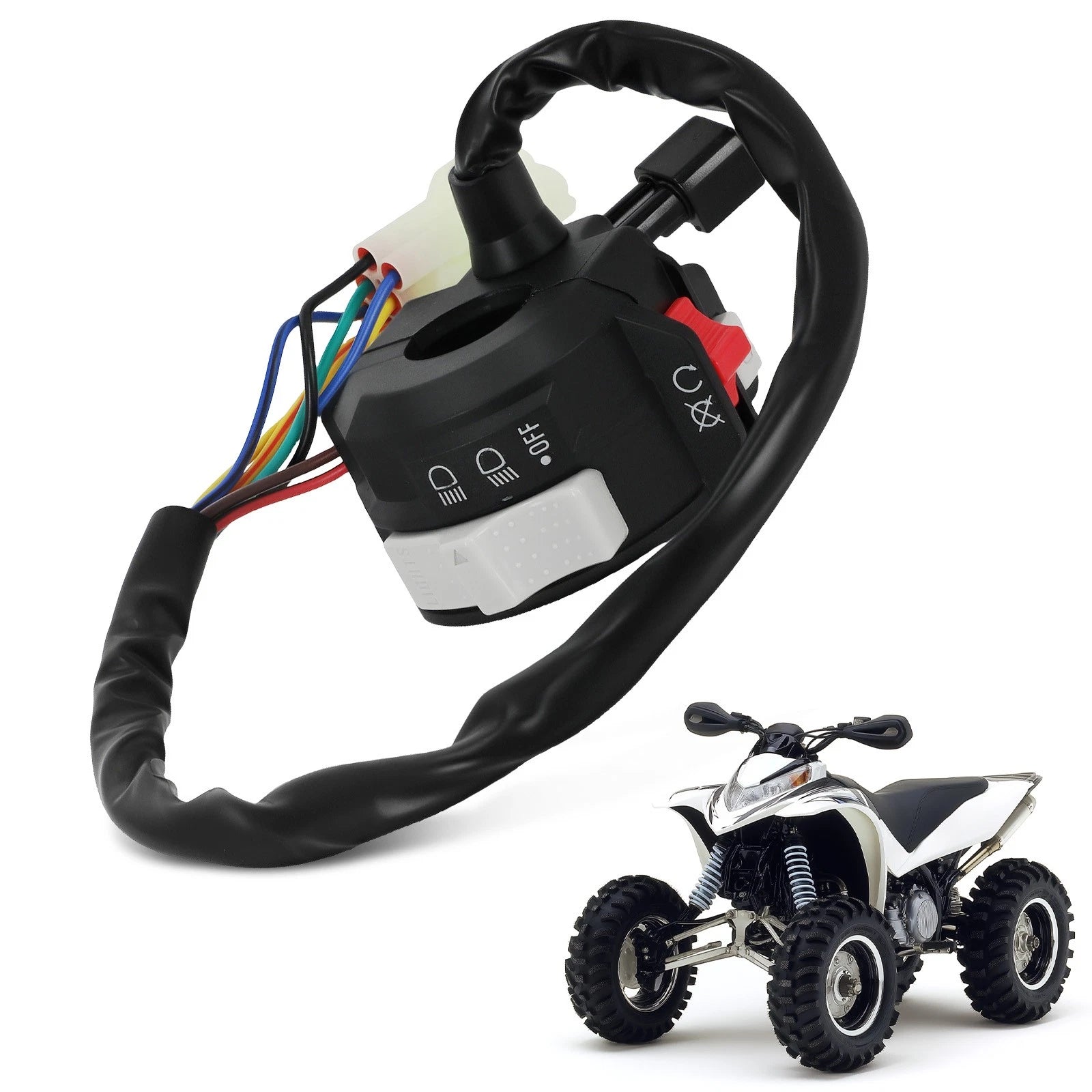 Handlebar Start Kill Switch Headlight for Yamaha YFZ450 YFZ450S (2004–2005)
