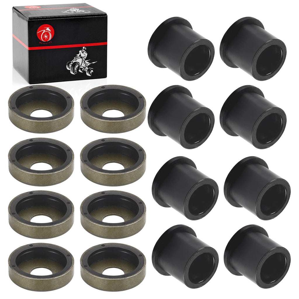 8Pcs Front A-Arm Bushing + Cap Set 0451762 for Polaris Predator 50 (2004–2007)