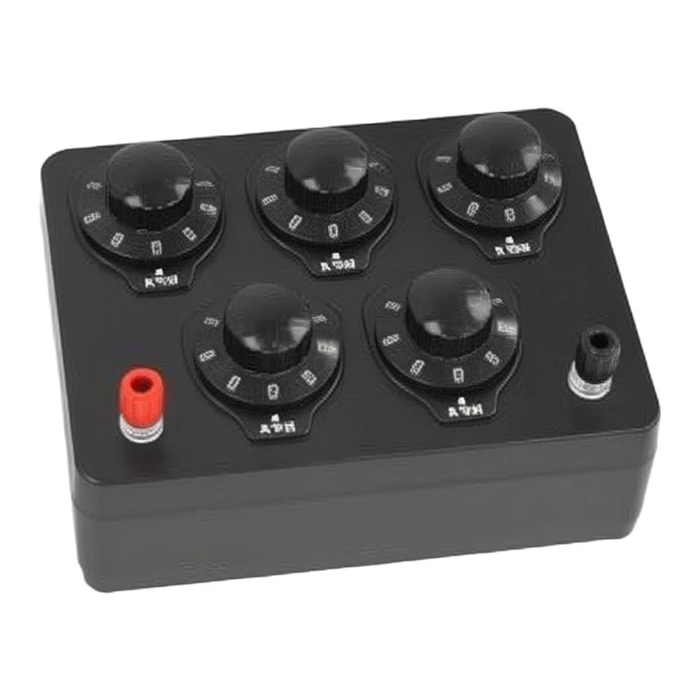 Resistance Box for Physics Lab Equipment (0 to 9999.9 Ohms)