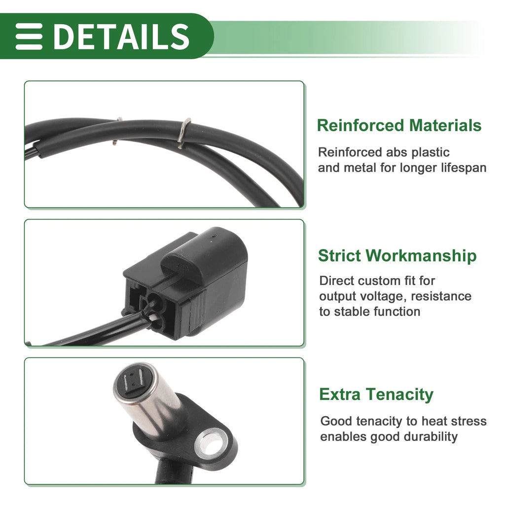 ABS Wheel Speed Sensor Replacement for Mitsubishi Montero (1998–2004)