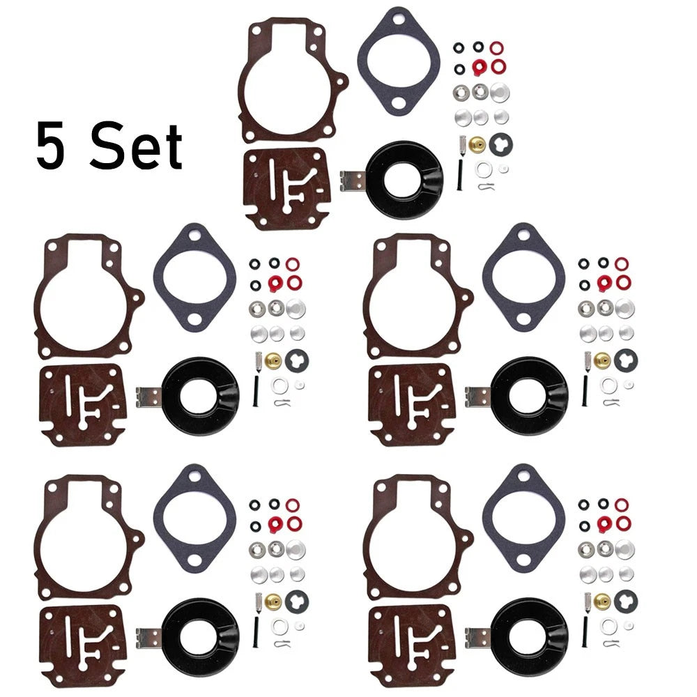 5X Carburetor Repair Kit Replace For Johnson Evinrude 396701 25/28/30/40/45/48HP