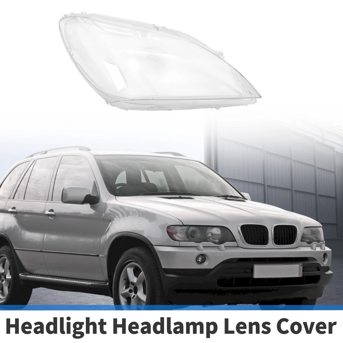 Headlight Lens Cover Front Right Replacement for BMW 6 Series M6 F06 (2010–2015)