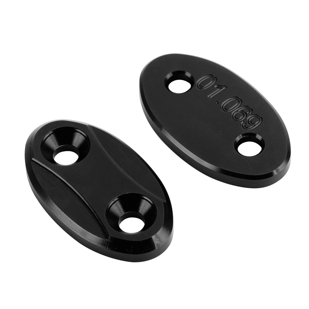 Aluminum Mirror Block Off Plates for Yamaha YZF-R1 (2007–2014)