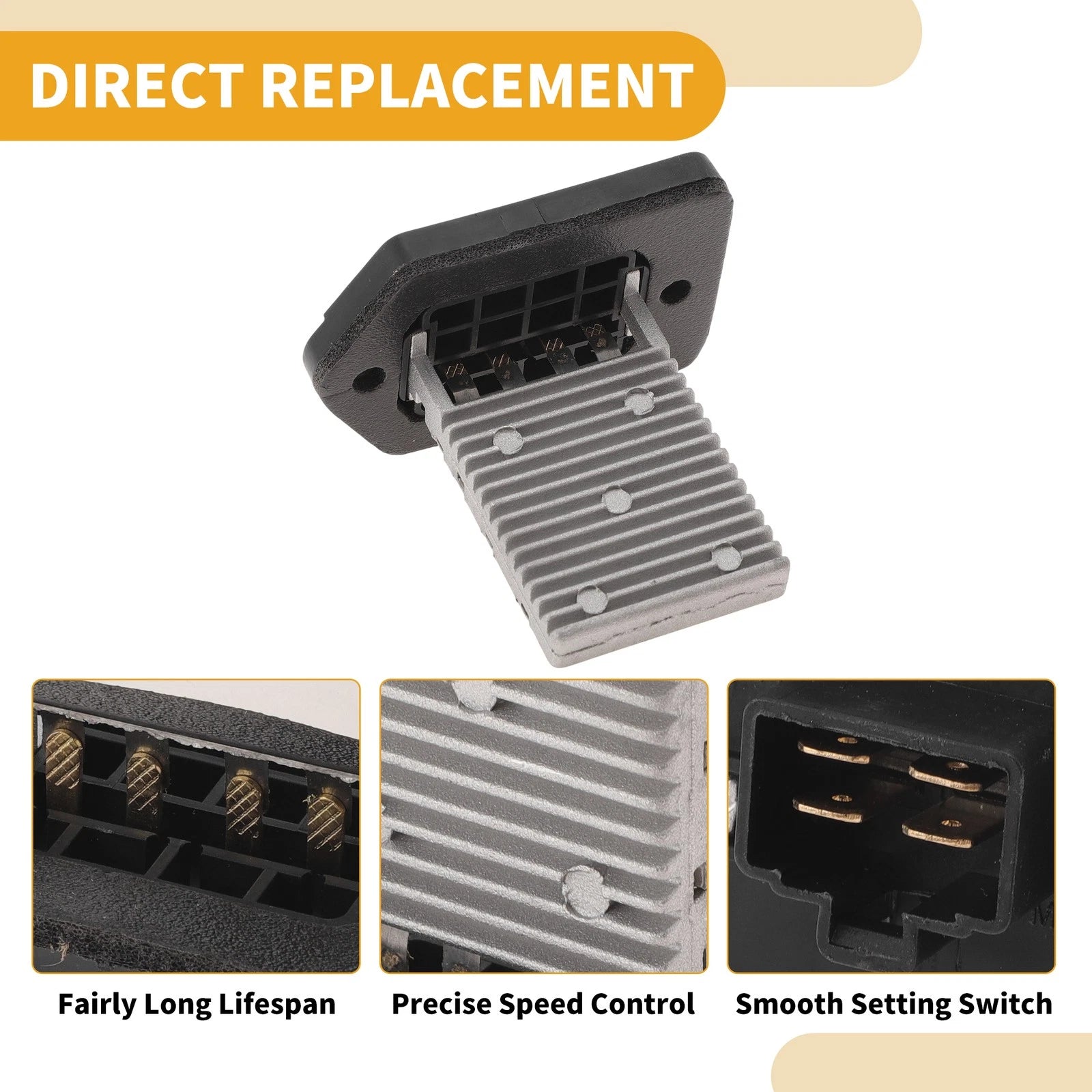 HVAC Blower Motor Resistor Replacement for Chevrolet Sail (2014–2014)