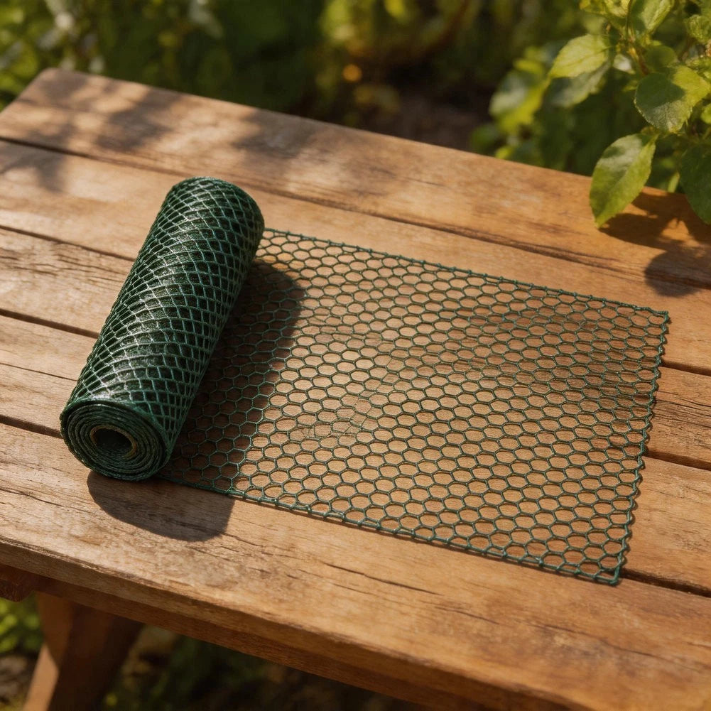 40ft Garden Fence Roll with 30 Stakes, 50 Ties, Glove & Scissors