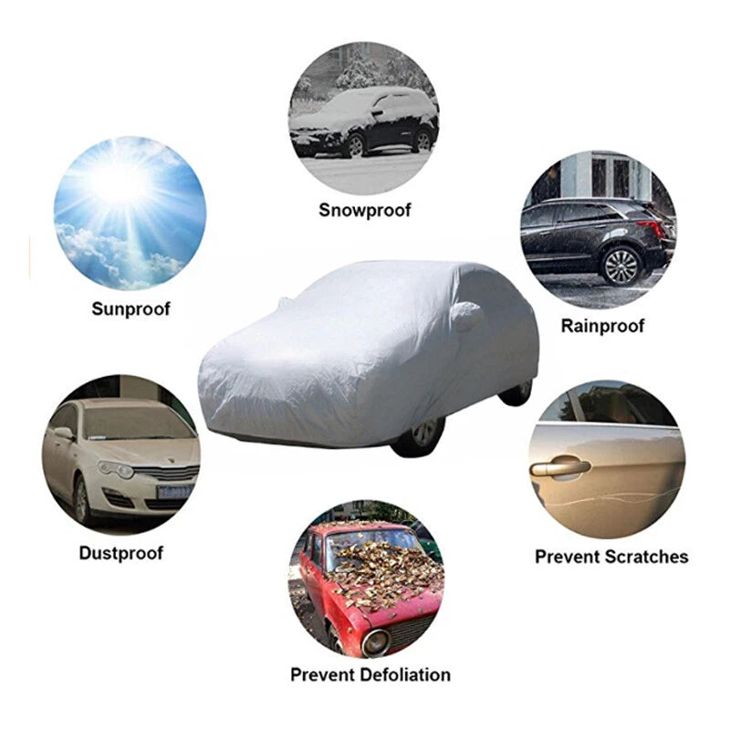 Full Car Cover for Outdoor Protection (XL)