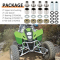 Front Upper + Lower A-Arm Bushing Oil Seal Kit for Arctic Cat 400 DVX (2004–2008)