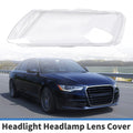 Car Front Left Headlight Lens Cover Replacement for Audi A6 (2006–2011)