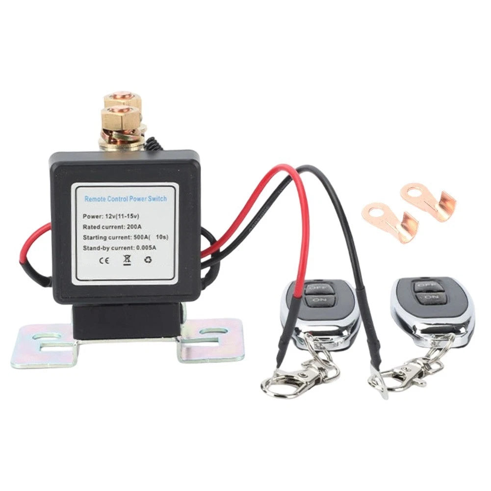 Car Starter Relay Remote Engine Disable Supports 12V/24V Alloys And Plastic Body