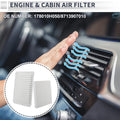 Engine and Cabin Air Filter Combo Replacement for Toyota Camry (2007–2017)